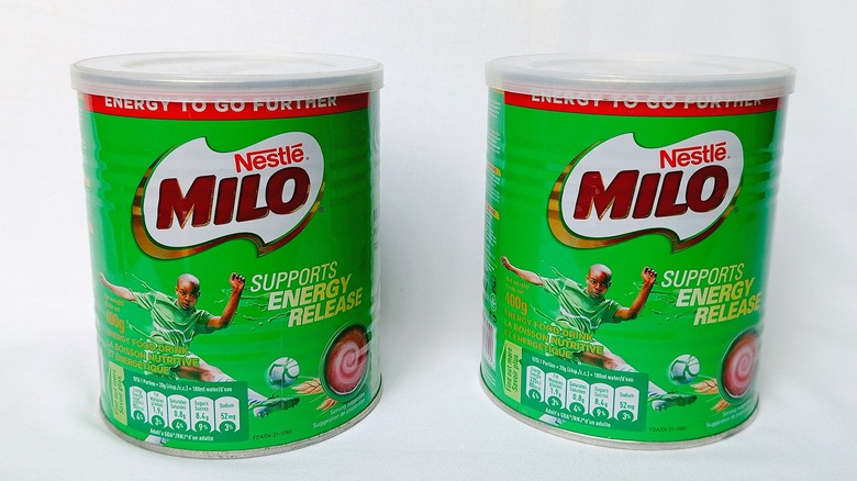 Two cans of Milo