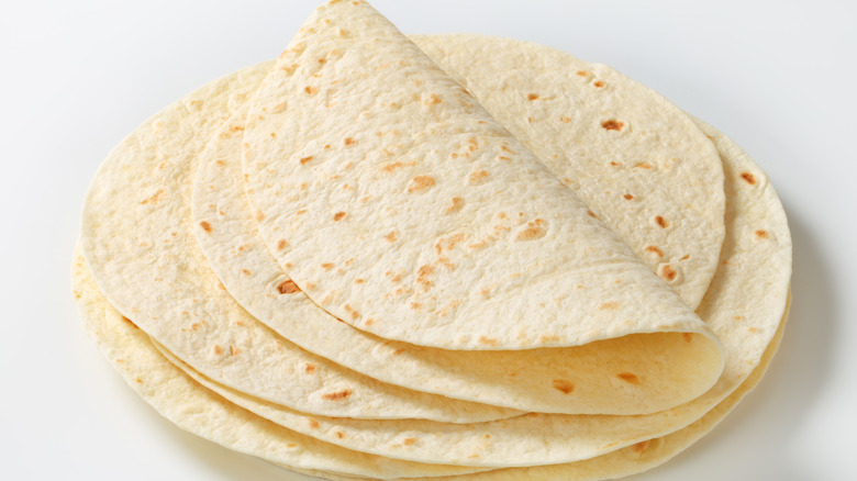 stack of tortillas