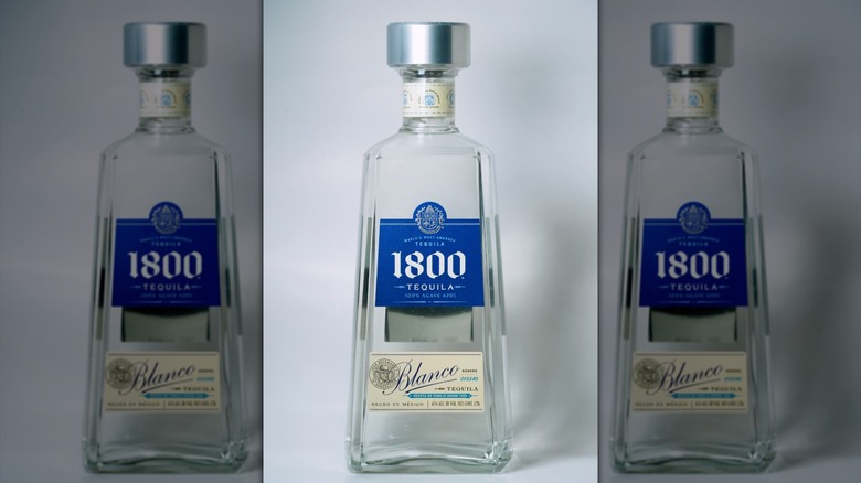 A bottle of 1800 Tequila