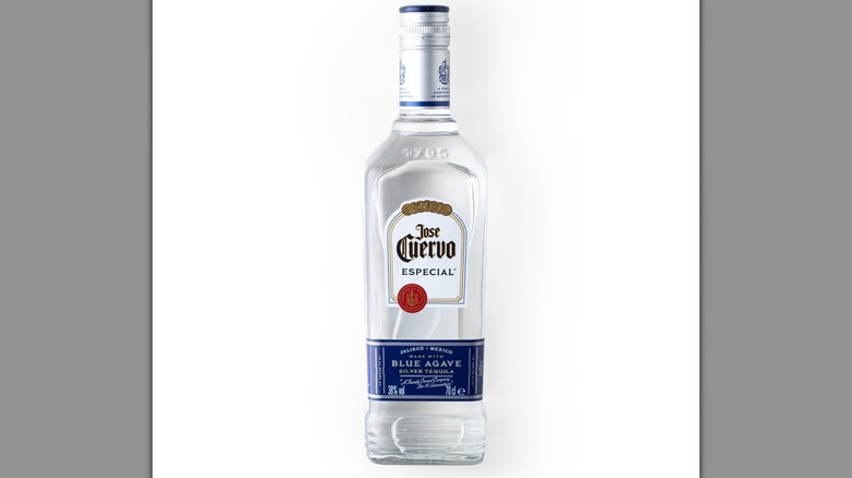 A bottle of Jose Cuervo Especial tequila
