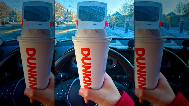 Dunkin' hot chocolate 