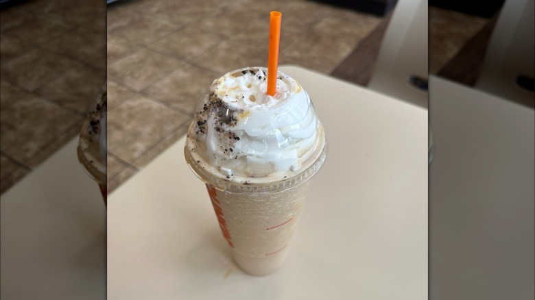 Butter pecan frozen coffee