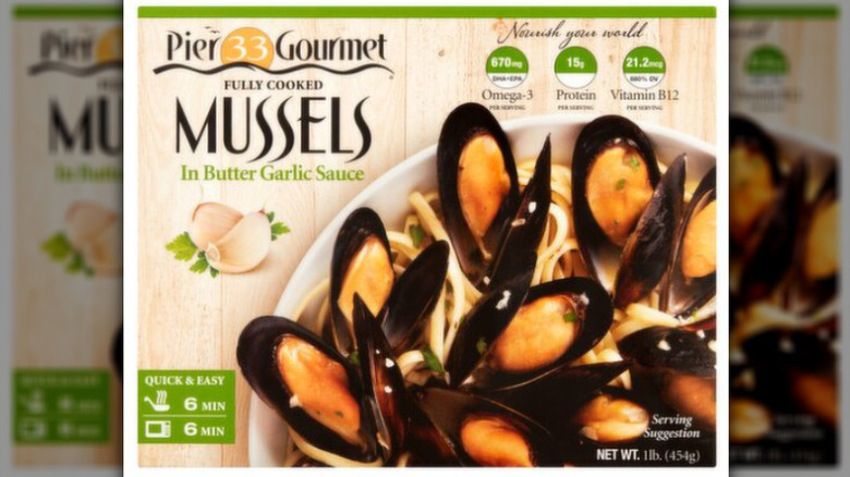 Box of Pier 33 Gourmet Mussels