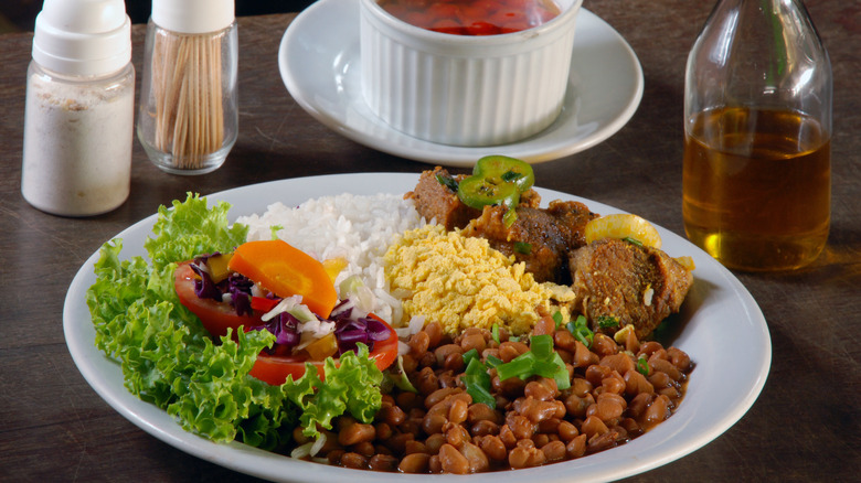 Salad for churrasco