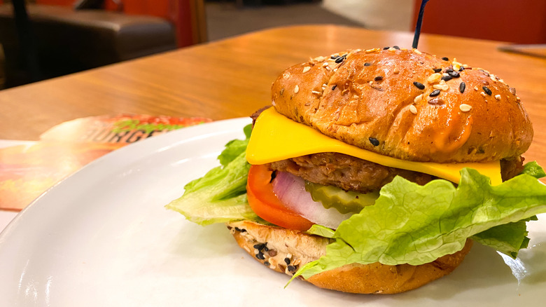 Impossible Burger at Denny's