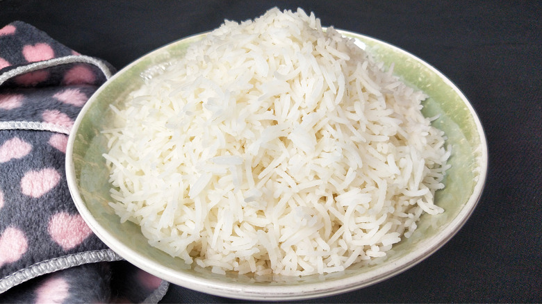 white rice in a bowl