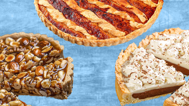 three different pies 