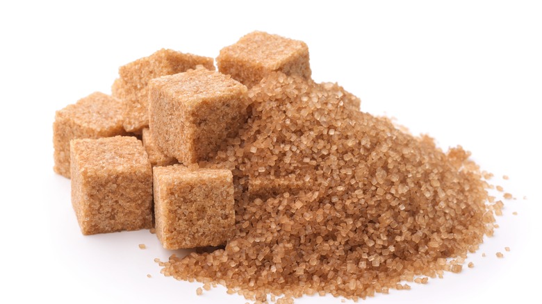 Cane sugar cubes 