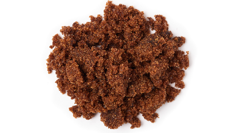 mounds of muscovado sugar