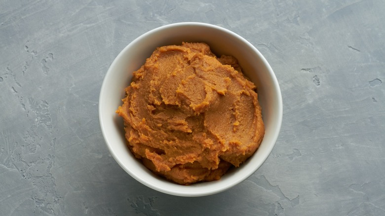 Fresh miso in a bowl