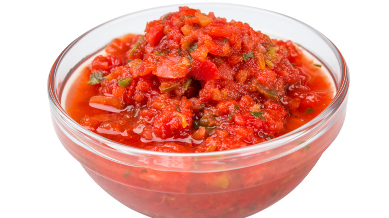 Bowl of salsa