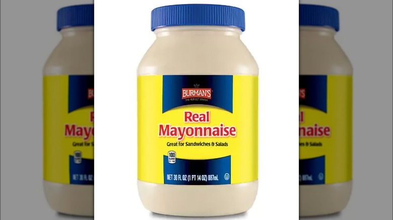 Burman's Mayonnaise jar