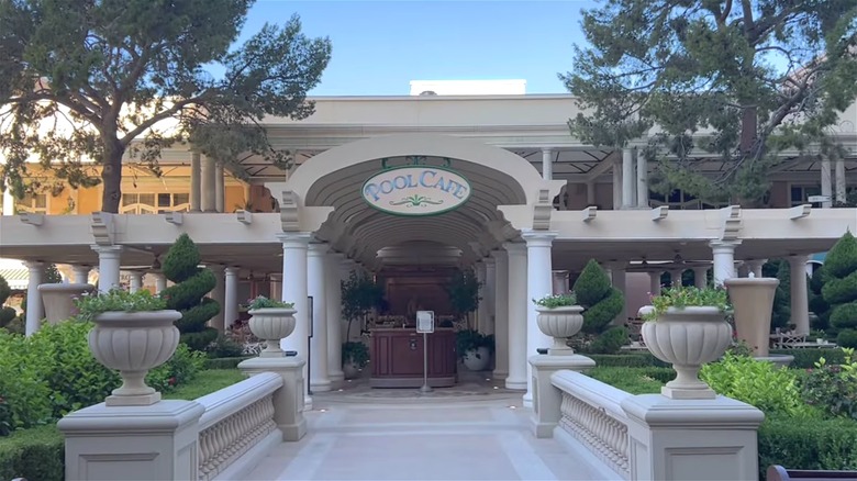 Pool Cafe entrance at Bellagio