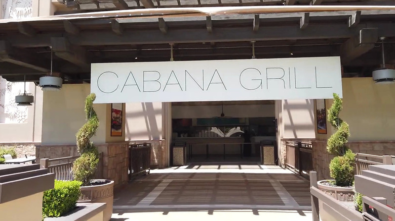 Entrance to Cabana Grill