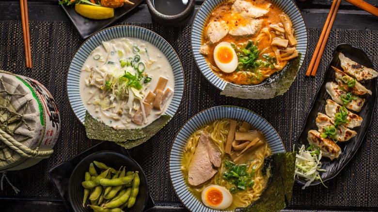 Bowls of ramen