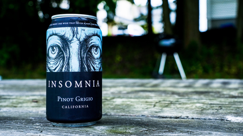 Can of Insomnia Pinot Grigio