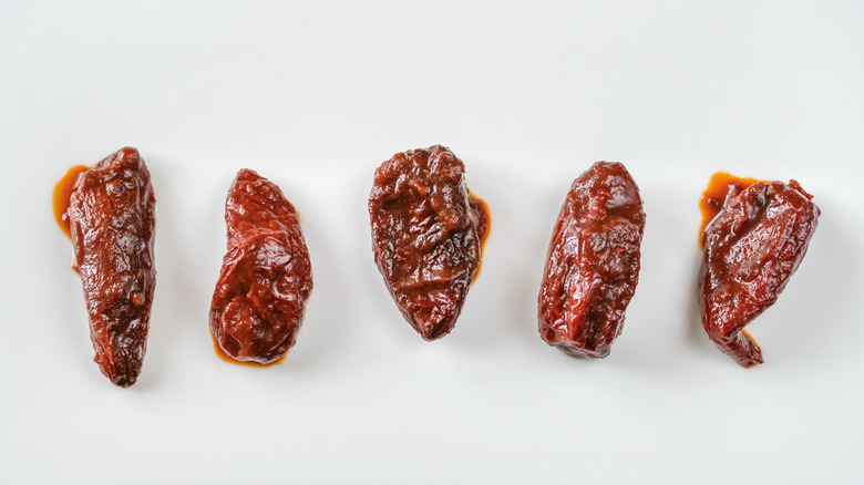 Canned peppers in adobo sauce