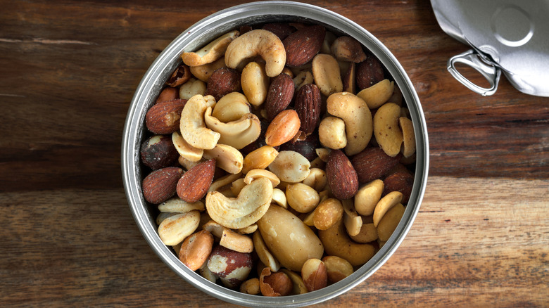 Open can of nuts
