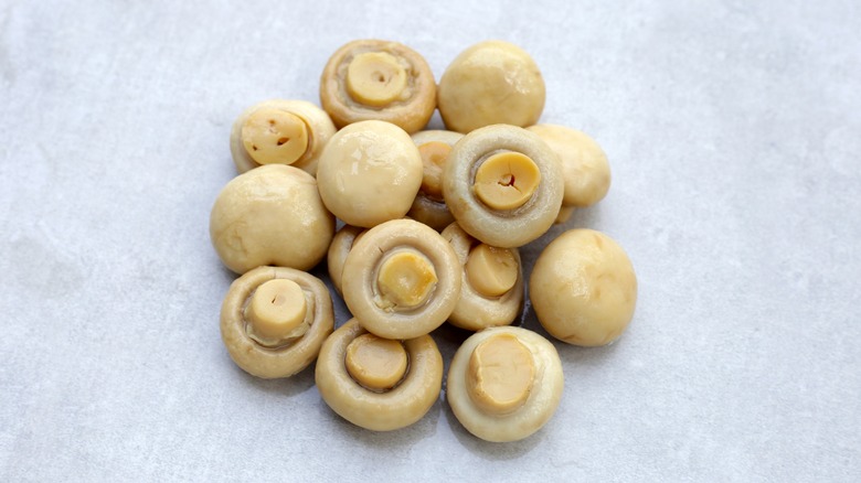 canned whole mushrooms