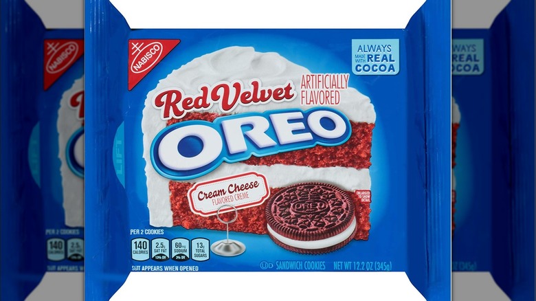 Red Velvet Oreos package