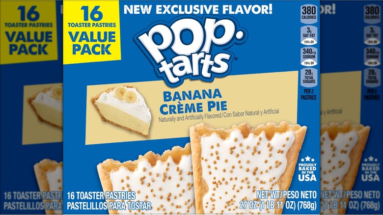 Banana Crème Pie Pop-Tarts box