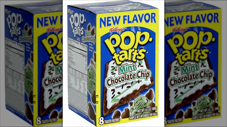 Mint Chocolate Chip Pop-Tarts box