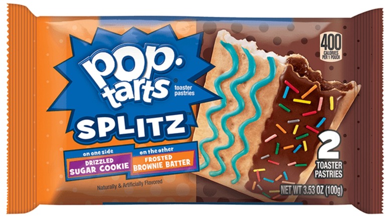 Sugar Cookie & Brownie Batter Pop-Tarts Splitz box