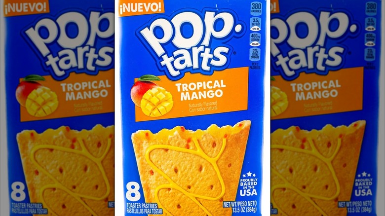 Tropical Mango Pop-Tarts box