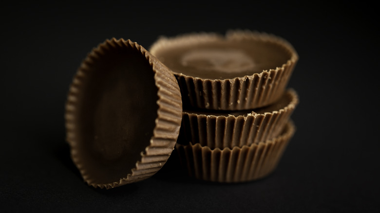 Stack of peanut butter cups