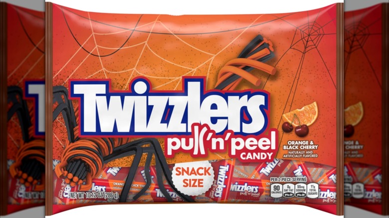 Orange & Black Cherry Pull 'n' Peel Halloween Twizzlers