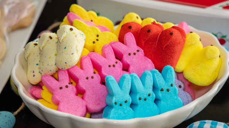 Different types of Peep marshmallows