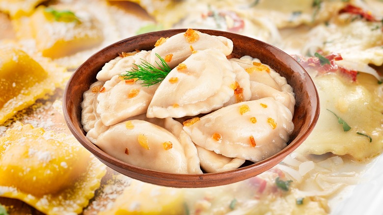 ravioli in bowl