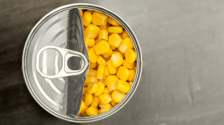 open can of corn