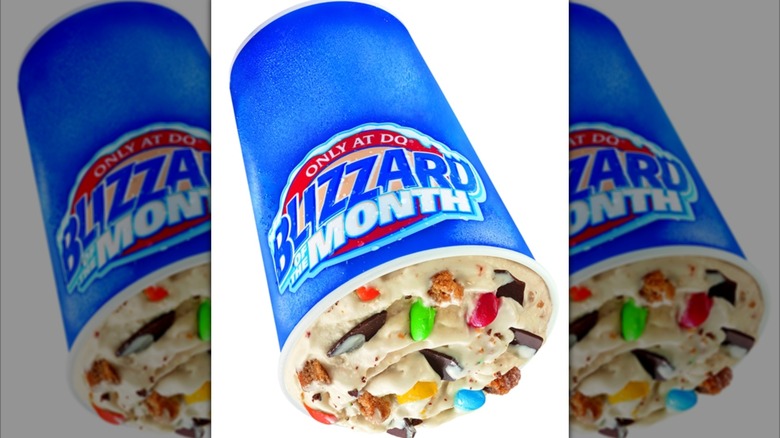 M&M's Peanut Butter Monster Cookie Blizzard