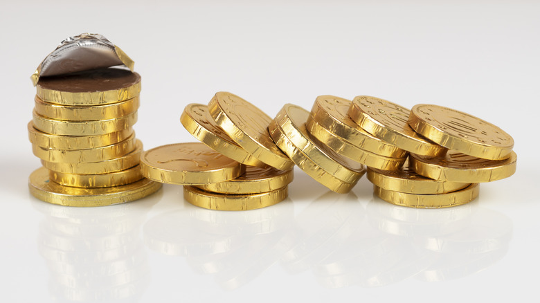 Chocolate coins