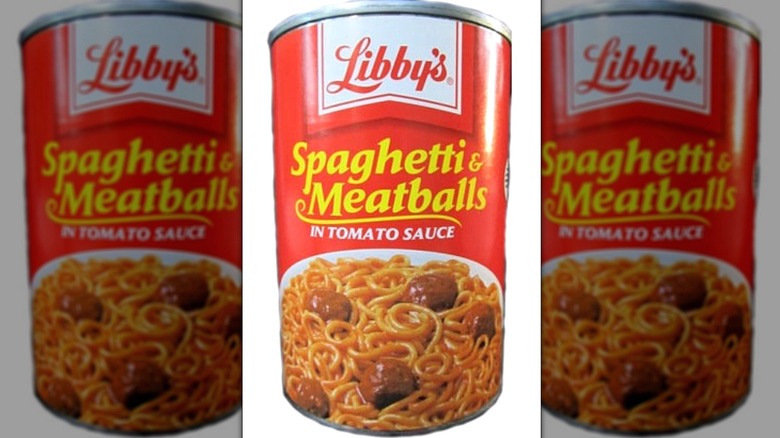 Libby's Spaghetti and Meatballs can