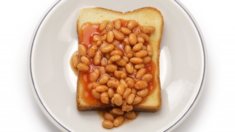 baked beans on toast