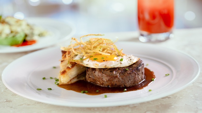 steak and eggs
