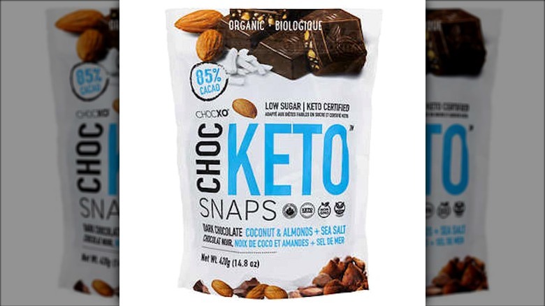 bag of ChocXO Keto Snaps 