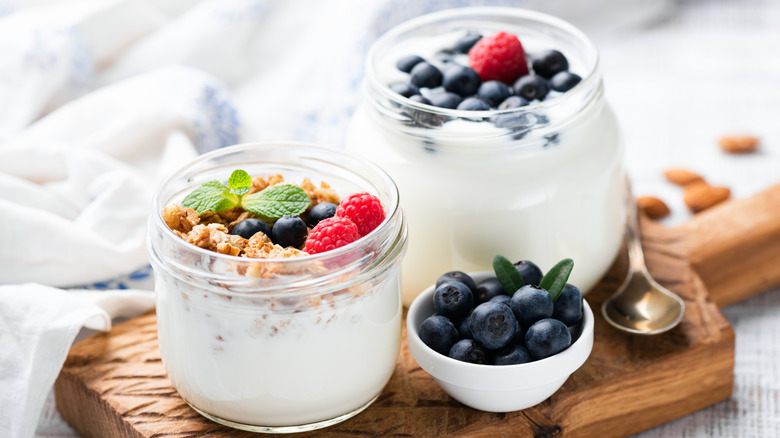Greek Yogurt and Mixed Fruits