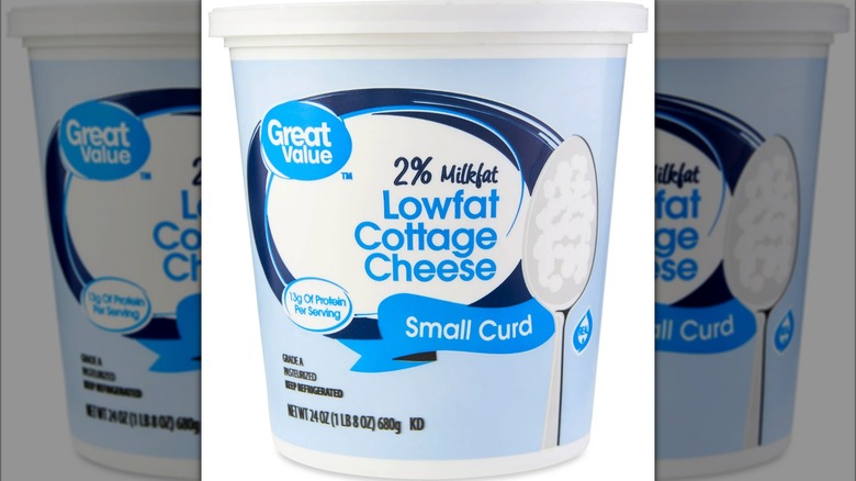 Great Value lowfat cottage cheese