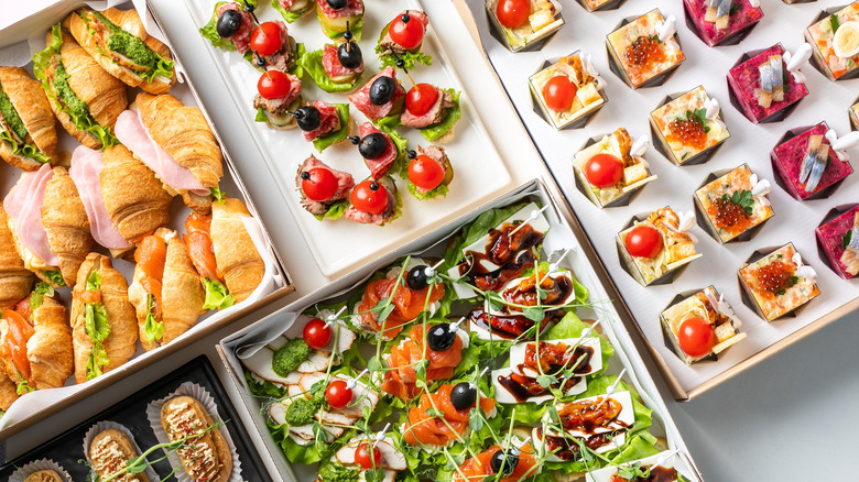 Selection of appetizers