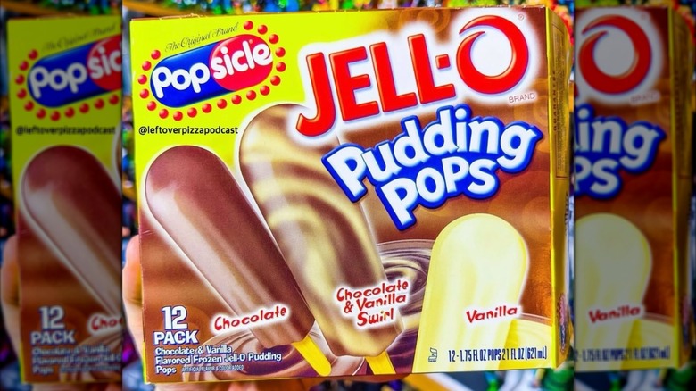 Jell-O Pudding Pops box