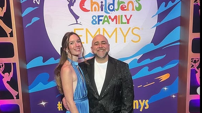 Duff Goldman and Johnna Colbry pose together