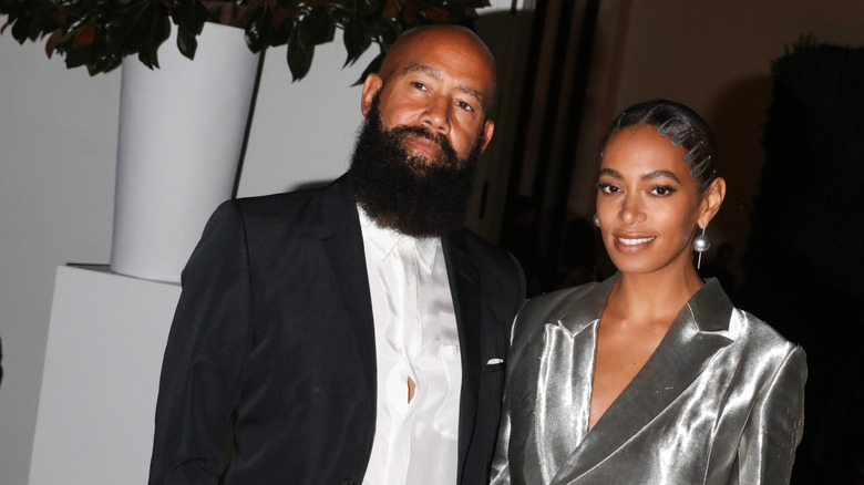 Alan Ferguson and Solange Knowles pose together