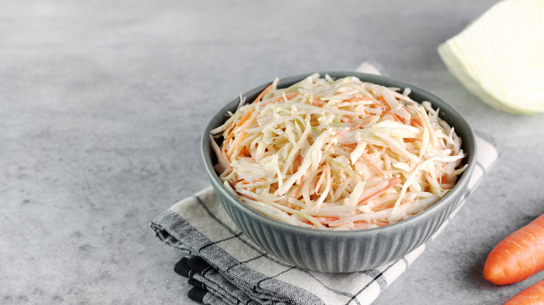 Bowl of coleslaw