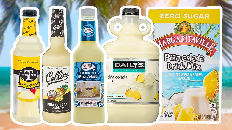 Five piña colada mix brands