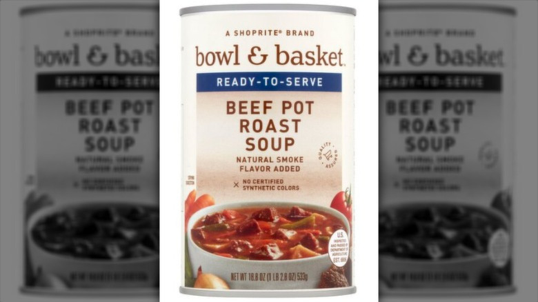 Can of Bowl and Basket Beef Pot Roast Soup