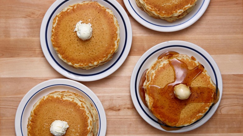 IHOP buttermilk pancakes with butter