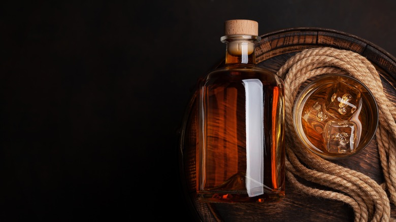 bottle of rum